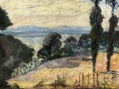 O. TASSAERT (XXe.).

Paysage vallonné.

Huile...