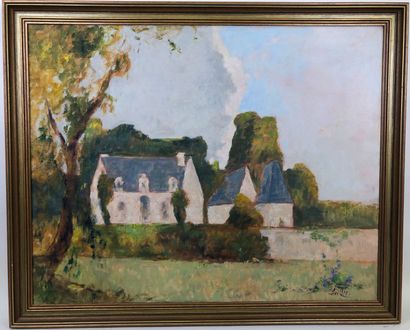 Marcel LAVOLLÉE.

La Bechellerie.

Huile...