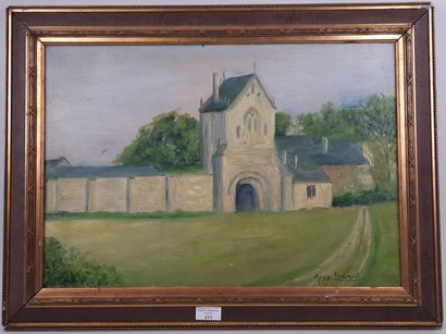 Marius FOURMONT (XXe).

La Grange de Meslay.

Huile...