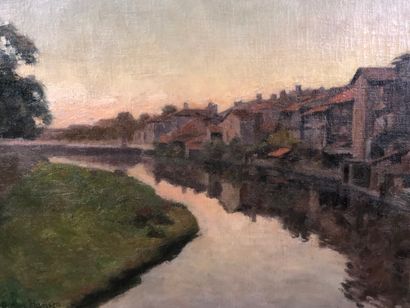 Gorm HANSEN (1886- ?).

Maisons au bord du...