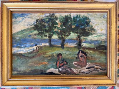 Paul ACKERMAN (1908-1981).

Les Baigneuses.

Huile...