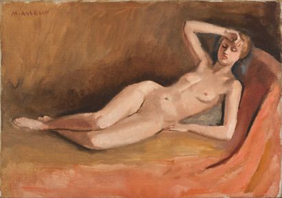 Maurice ASSELIN (1882-1947).

Modèle étendu.

Huile...