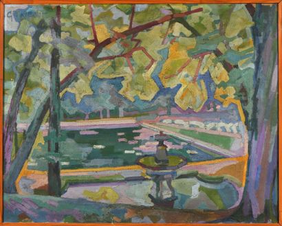 Georges Henri TRIBOUT (1884-1962).

Paysage...