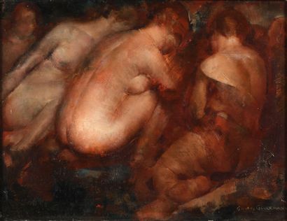 Grigory GLUCKMANN (1898-1973).

Baigneuses.

Huile...
