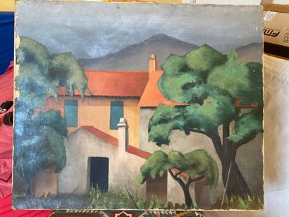 Marcel MOUILLOT (1889-1972).

Paysage (Provence).

Huile...