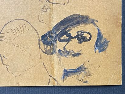 Pablo PICASSO (1881-1973).

Étude de plusieurs...