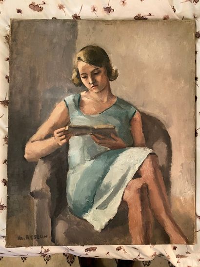 Maurice ASSELIN (1882-1947).

La Lecture

Huile...