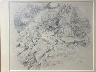 École française moderne.

Les Baux, 1967.

Dessin...