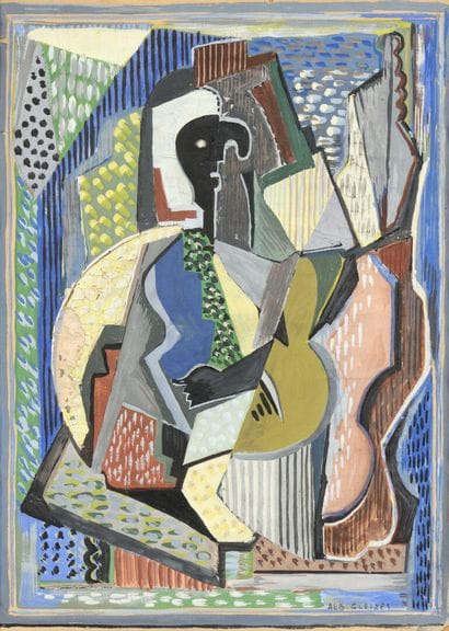 Entourage d'Albert GLEIZES (1881-1953).

Composition.

Gouache...