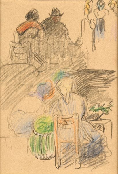 Henri Edmond CROSS (1856-1910).

Scène de...