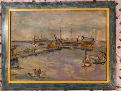 Paul VERBOIS (1929-2017).

Bateaux vers l'Île...