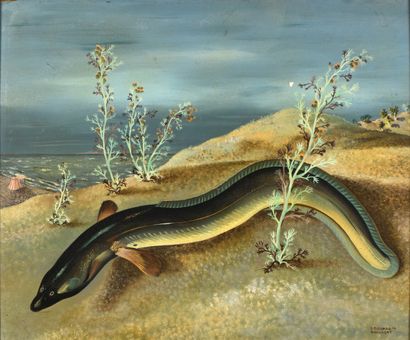 Édouard BOLLAERT (XXe).

Le Congre, 1946.

Huile...