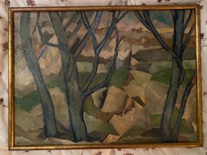 Paul ACKERMAN (1908-1981).

Les Arbres.

Huile...