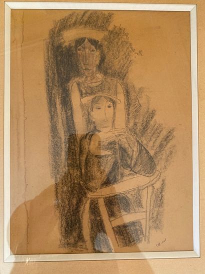 Pierre TAL-COAT (1905-1985).

La Belle Sensuelle.

Dessin...