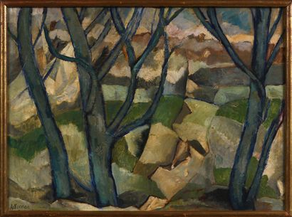 Paul ACKERMAN (1908-1981).

Les Arbres.

Huile...