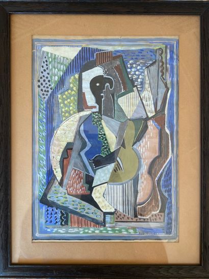 Entourage d'Albert GLEIZES (1881-1953).

Composition.

Gouache...
