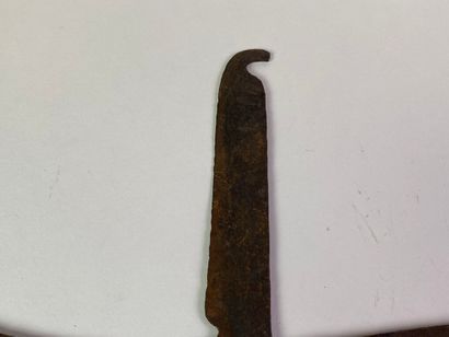 RÉPUBLIQUE DU CONGO.

Arme de jet en fer...