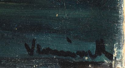 Maurice de VLAMINCK (1876-1958).

Péniches...