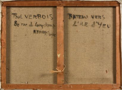 Paul VERBOIS (1929-2017).

Bateaux vers l'Île...