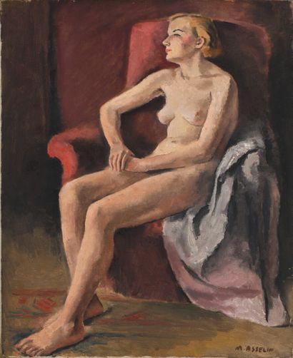 Maurice ASSELIN (1882-1947).

Modèle assis...