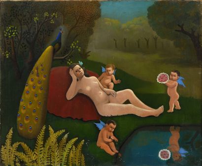 Madeleine LUKA (1894-1989).

La Vanité avec...