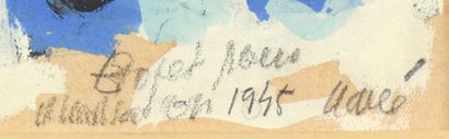 Antoni CLAVÉ (1913-2005).

Projet pour illustration,...