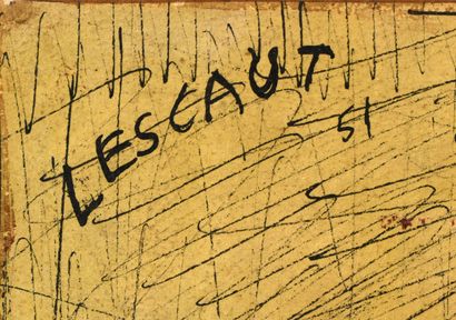 
LESCAUT (XXe).

Vase de fleurs, 1951.

Technique...