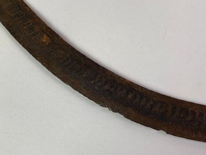RÉPUBLIQUE DU CONGO.

Arme de jet en fer...