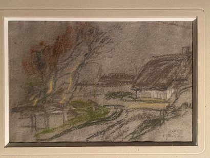 Attribué à Eugène BOUDIN (1824-1898).

Les...