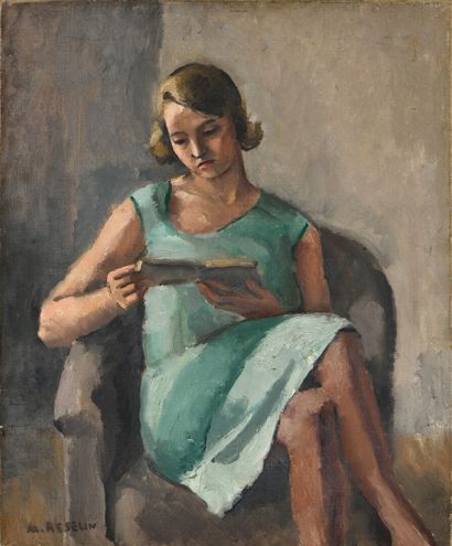 Maurice ASSELIN (1882-1947).

La Lecture

Huile...
