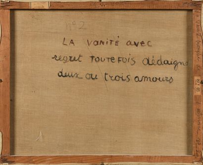 Madeleine LUKA (1894-1989).

La Vanité avec...