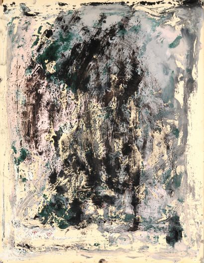 École française moderne.

Sans titre.

Gouache.

65...