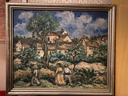 Isaac PAILES (1895-1978).

Paysage de Corse...