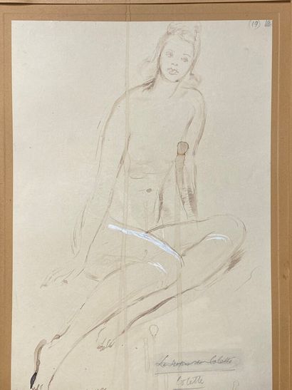 Louis TOUCHAGUES (1893-1974).

Colette.

Lavis...