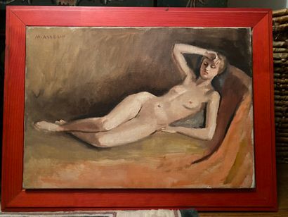 Maurice ASSELIN (1882-1947).

Modèle étendu.

Huile...