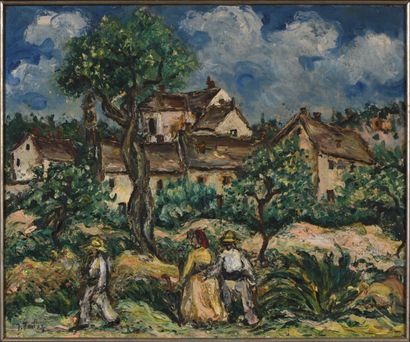 Isaac PAILES (1895-1978).

Paysage de Corse...