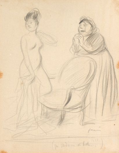 Jean-Louis FORAIN (1852-1931).

Que Madame...
