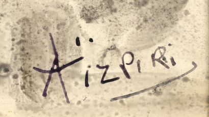 Paul AIZPIRI (1919-2016).

Bouquet de fleurs.

Dessin...