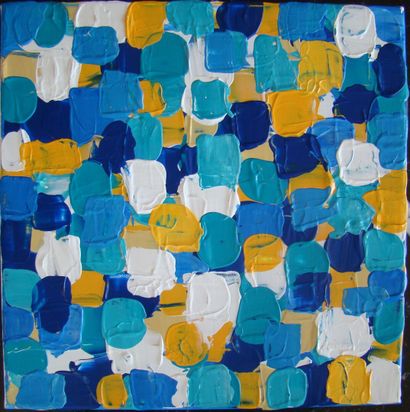 SIKART. 

Sea.

Acrylique sur toile, signée,...