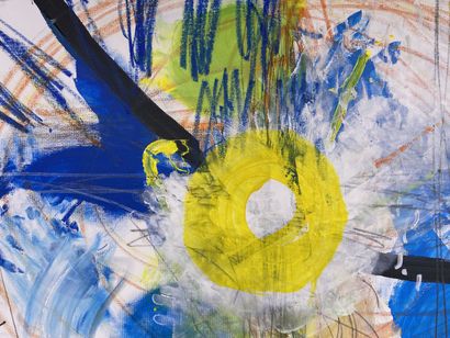 KRUGH.

Celestal Flower.

Acrylique et pastel...
