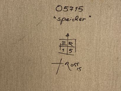 Eberhard ROSS 

Speicher.

Technique mixte...