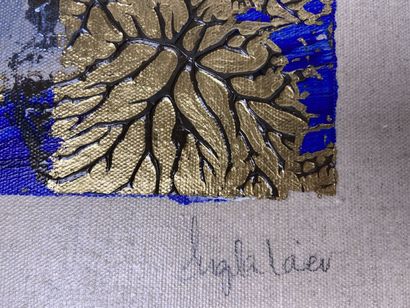 Angela LAEIR. 

Sans titre A1.

Acrylique...
