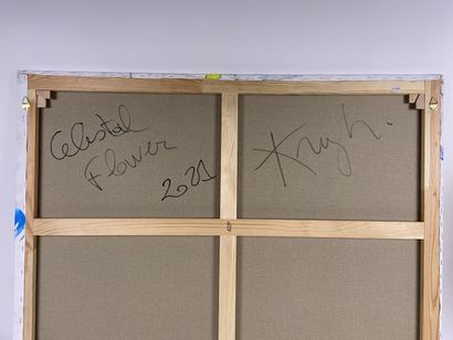 KRUGH.

Celestal Flower.

Acrylique et pastel...