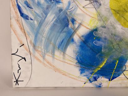 KRUGH.

Celestal Flower.

Acrylique et pastel...