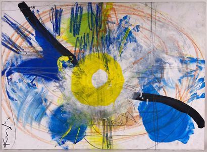 KRUGH.

Celestal Flower.

Acrylique et pastel...
