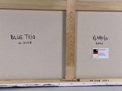 Klara GUNNLAUGSDOTTIR.

Blue Trio.

Acrylique...