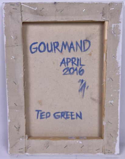 Ted GREEN 

Gourmand.

Acrylique sur toile...