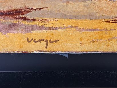 Christophe VERGER (born in 1962).

Oil on...