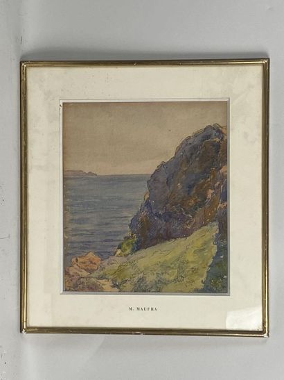 French school of the 20th century.

Seaside.

Watercolour.

29...