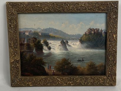 A. BILLING (19th-20th).

The stream.

Oil...